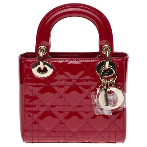 mini lady dior red|small lady dior bag price.